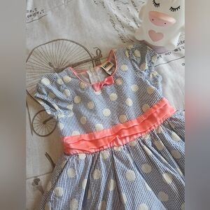 Harajuku Mini Polka Dot Dress with Pink Accents